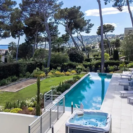 Luxueuse Charleston - Vue Mer, Sauna Hammam Антіб