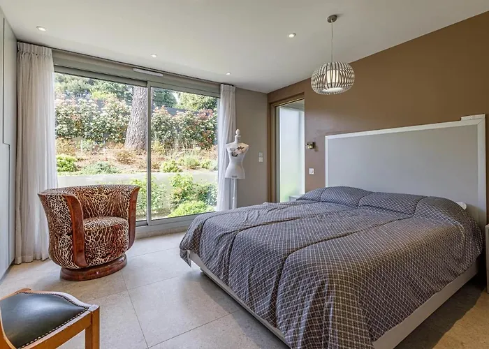 Σπίτι διακοπών Luxueuse Charleston - Vue Mer, Sauna Hammam Αντίμπ