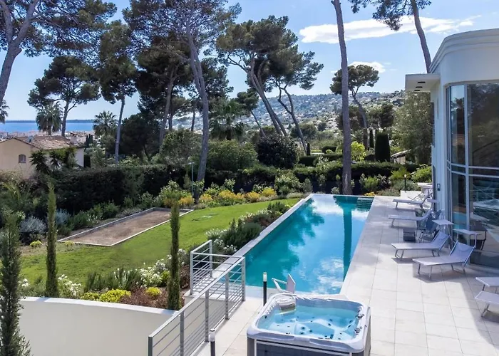 Luxueuse Charleston - Vue Mer, Sauna Hammam Antibes