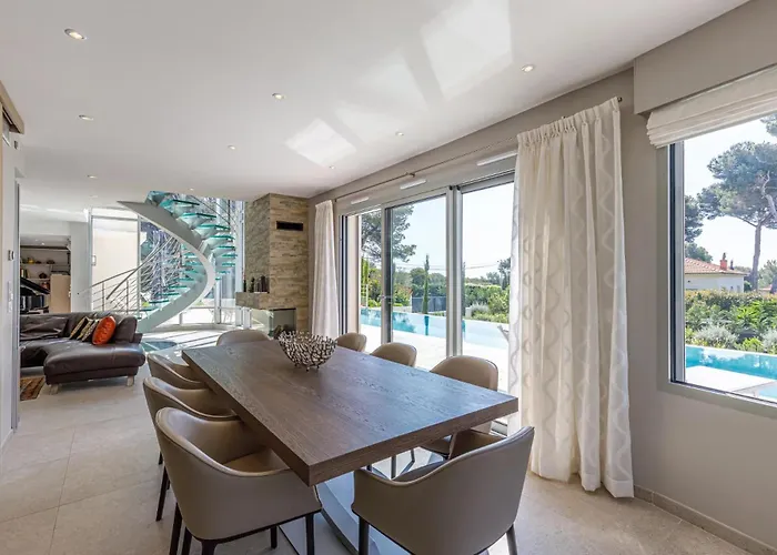 Luxueuse Charleston - Vue Mer, Sauna Hammam Αντίμπ