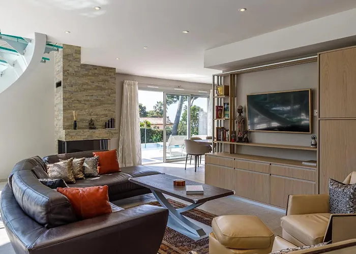 Luxueuse Charleston - Vue Mer, Sauna Hammam Antibes