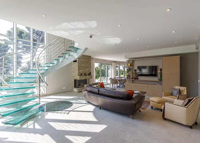 Luxueuse Charleston - Vue Mer, Sauna Hammam Αντίμπ